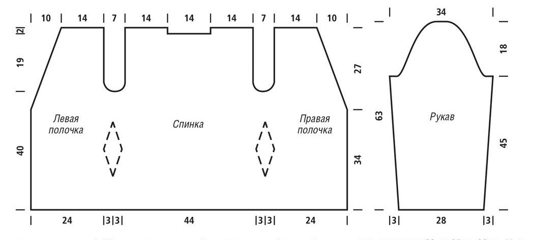 Вязаный кардиган в стиле 