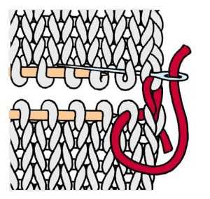 Трикотажный шов в вязании спицами с видео уроками для начинающих