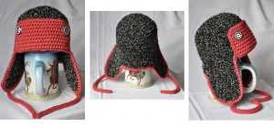 Шапка ушанка спицами - вяжем стильный головной убор по фото МК
