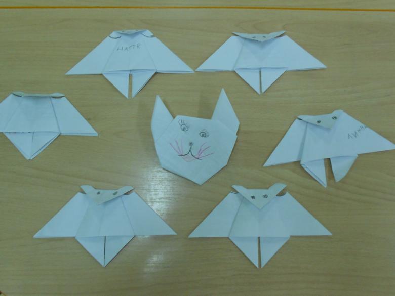 Оригами летучая мышь - схемы и варианты изготовления бумажных летучих мышей