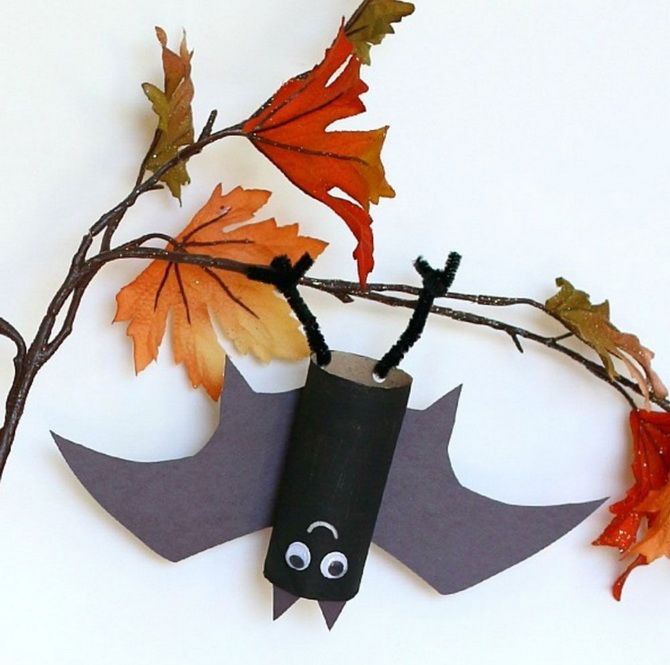Летучая мышь на Хэллоуин: как сделать оригинальный декор своими руками 21
