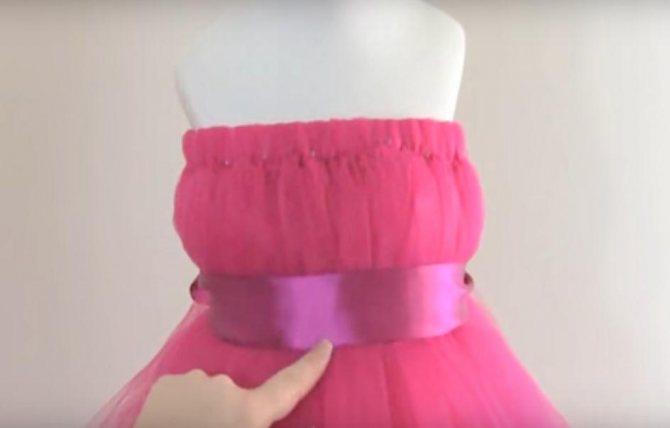 Как сделать детскую юбку из фатина (юбку-пачку, юбку туту)?