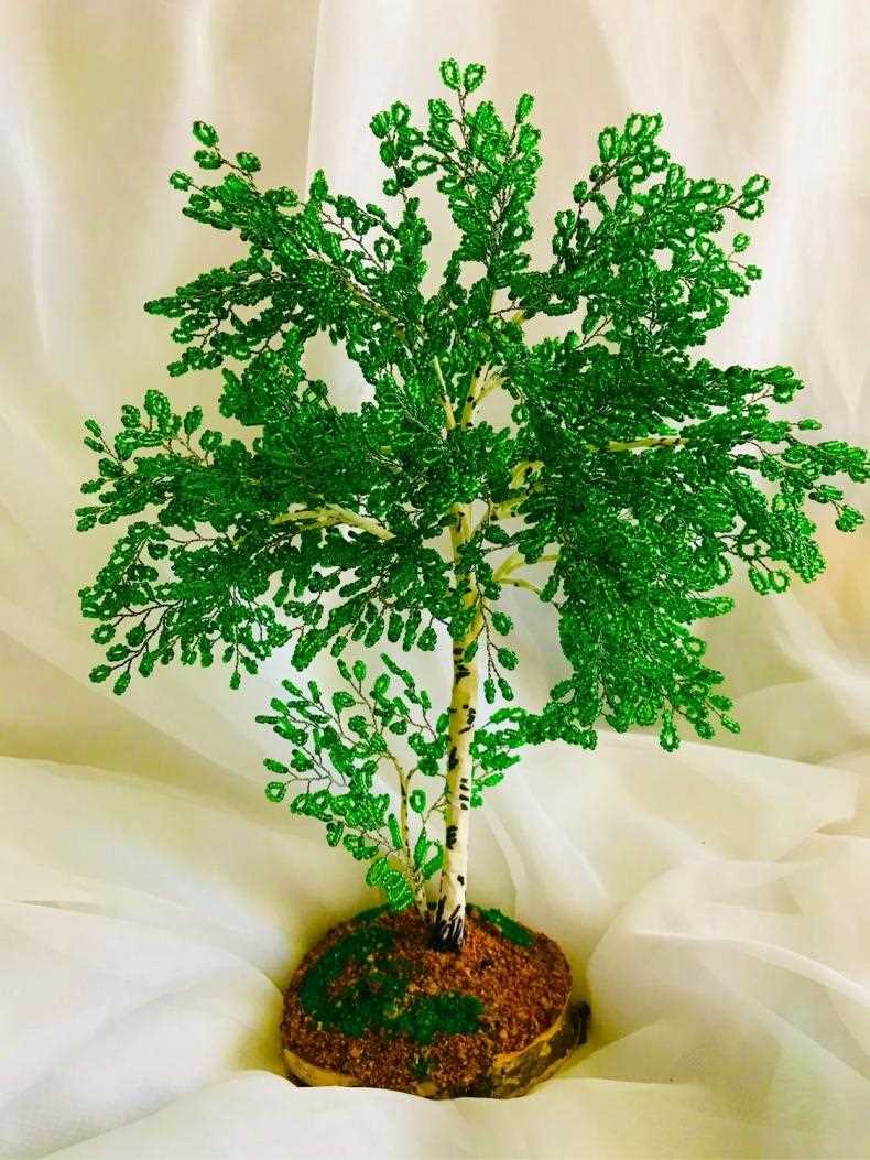 Деревья из бисера - уникальное рукоделие