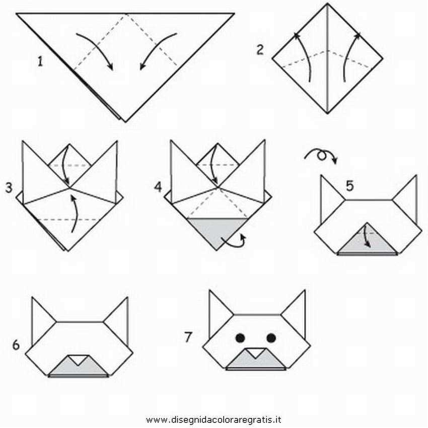 Как сделать бумажного котенка?