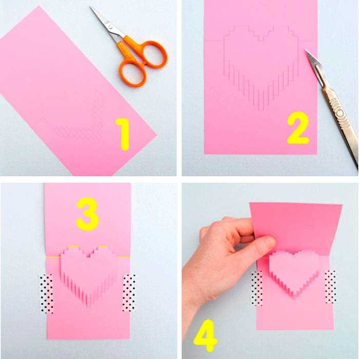 Рукоделие: Как сделать открытку своими руками из бумаги