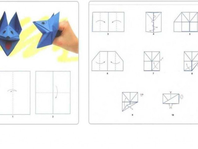Оригами из бумаги видео