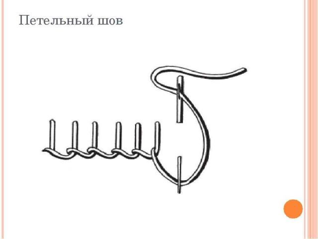 Петельный шов как сделать