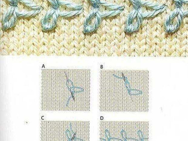 Вышивка по вязаному полотну - уникальное и творческое рукоделие!