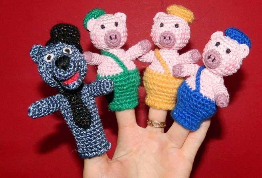 Схемы вязания пальчиковых кукол: