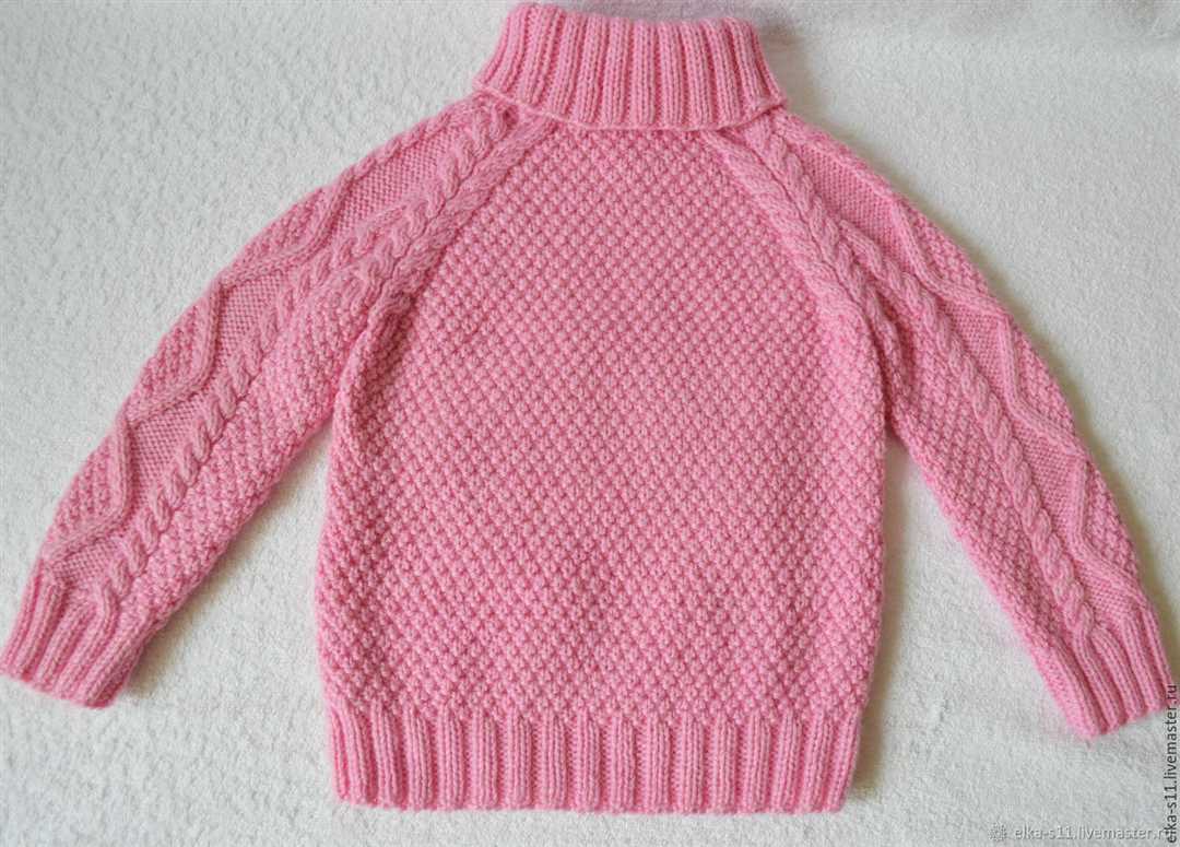 Вязаный свитер для девочки: комфорт и стиль с первых дней жизни